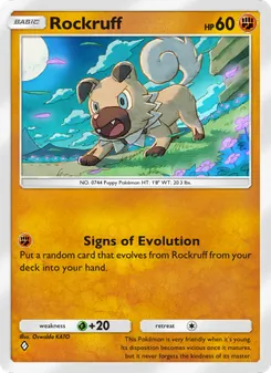 Pokémon-Karte Rockruff 098/155