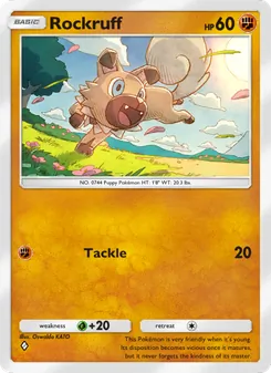 Pokémon-Karte Rockruff 099/155