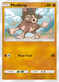 Pokémon-Karte Mudbray 102/155