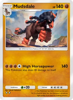 Pokémon-Karte Mudsdale 103/155