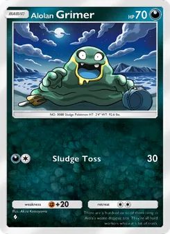 Pokémon-Karte Alolan Grimer 110/155
