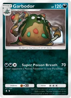Pokémon-Karte Garbodor 114/155
