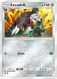 Pokémon-Karte Excadrill 119/155