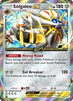 Pokémon-Karte Solgaleo ex 122/155