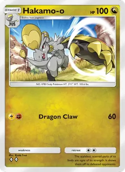 Pokémon-Karte Hakamo-o 126/155