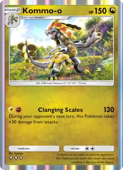 Pokémon-Karte Kommo-o 127/155