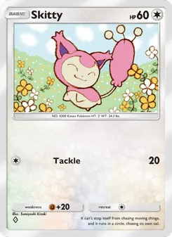 Pokémon-Karte Skitty 129/155