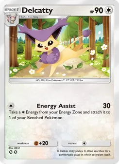 Pokémon-Karte Delcatty 130/155