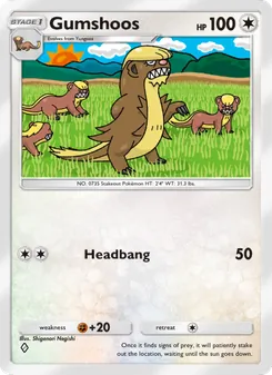 Pokémon-Karte Gumshoos 137/155