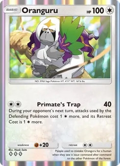 Pokémon-Karte Oranguru 140/155