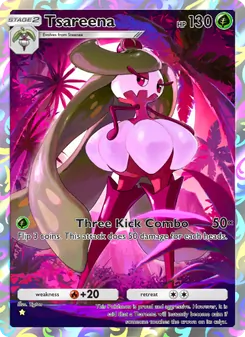 Pokémon-Karte Tsareena 158/155