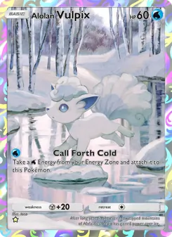 Pokémon-Karte Alolan Vulpix 162/155