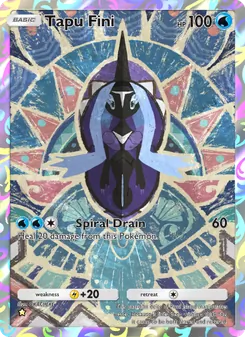 Pokémon-Karte Tapu Fini 164/155