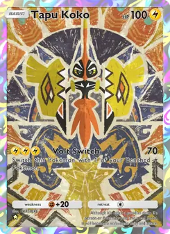 Pokémon-Karte Tapu Koko 166/155