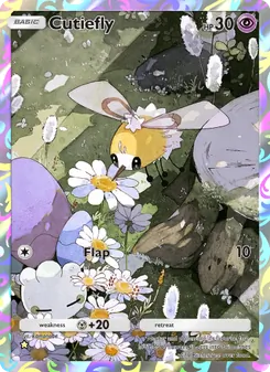 Pokémon-Karte Cutiefly 167/155