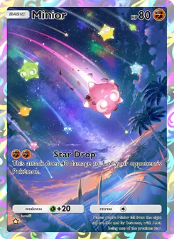 Pokémon-Karte Minior 174/155