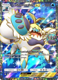 Pokémon-Karte Crabominable ex 183/155