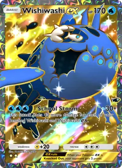 Pokémon-Karte Wishiwashi ex 184/155