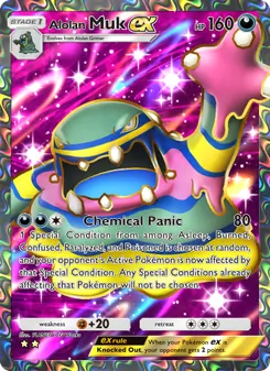 Pokémon-Karte Alolan Muk ex 188/155