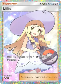 Pokémon-Karte Lillie 197/155