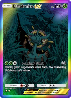 Pokémon-Karte Dhelmise ex 199/155