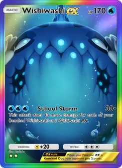 Pokémon-Karte Wishiwashi ex 202/155