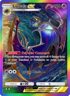 Pokémon-Karte Lunala ex 204/155