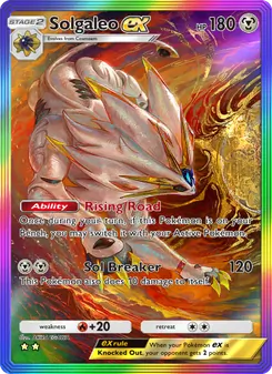 Pokémon-Karte Solgaleo ex 207/155