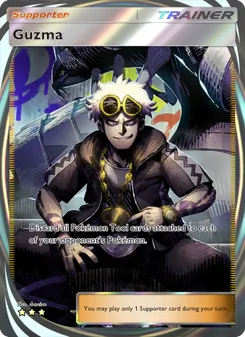 Pokémon-Karte Guzma 208/155