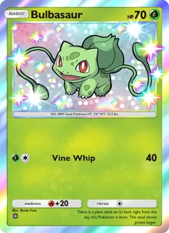Pokémon-Karte Bulbasaur 210/155