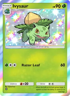 Pokémon-Karte Ivysaur 211/155