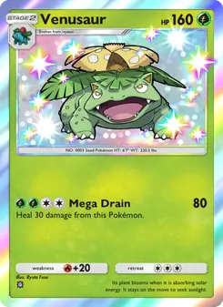 Pokémon-Karte Venusaur 212/155