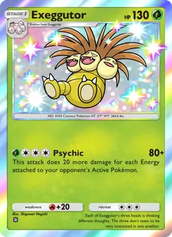 Pokémon-Karte Exeggutor 214/155