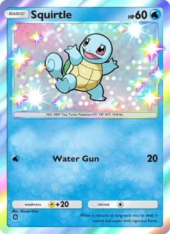 Pokémon-Karte Squirtle 215/155