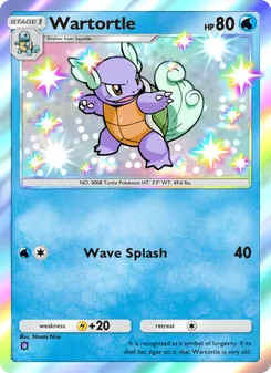 Pokémon-Karte Wartortle 216/155