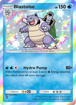 Pokémon-Karte Blastoise 217/155