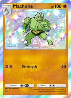 Pokémon-Karte Machoke 224/155