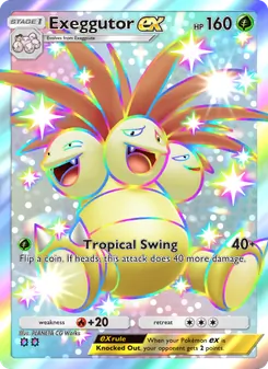 Pokémon-Karte Exeggutor ex 231/155