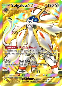Pokémon-Karte Solgaleo ex 239/155