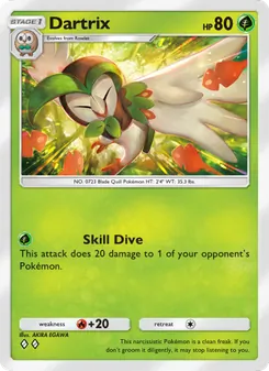Pokémon-Karte Dartrix 004/069