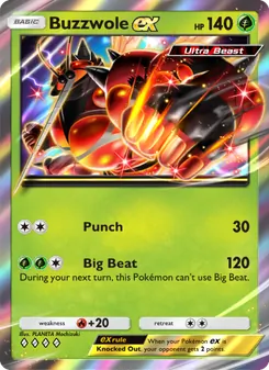 Pokémon-Karte Buzzwole ex 006/069