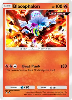 Pokémon-Karte Blacephalon 009/069