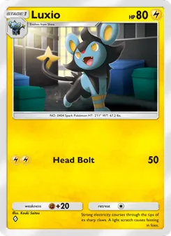 Pokémon-Karte Luxio 014/069