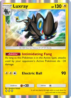 Pokémon-Karte Luxray 015/069