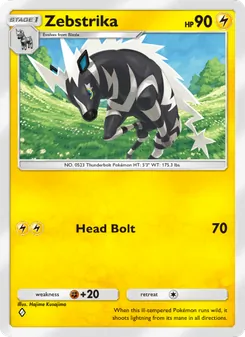 Pokémon-Karte Zebstrika 017/069