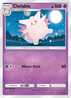 Pokémon-Karte Clefable 023/069