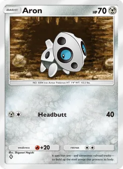 Pokémon-Karte Aron 048/069