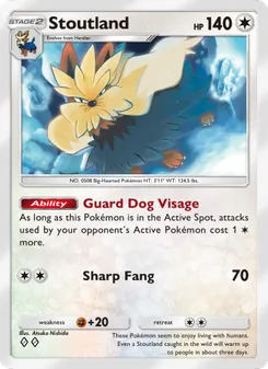 Pokémon-Karte Stoutland 056/069