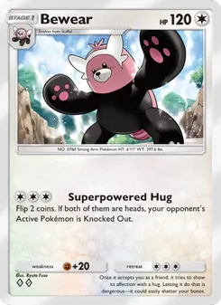 Pokémon-Karte Bewear 058/069