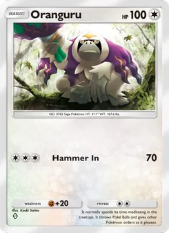 Pokémon-Karte Oranguru 059/069